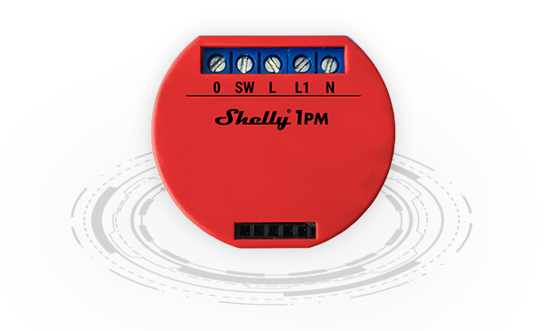 Shelly 1PM - With power monitoring