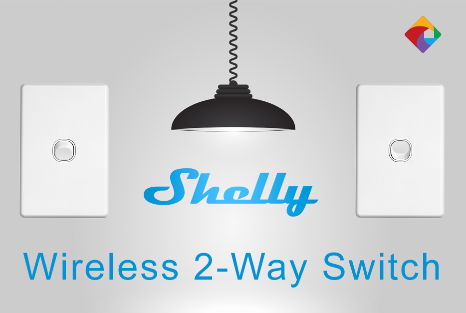Shelly wireless 2-way switch
