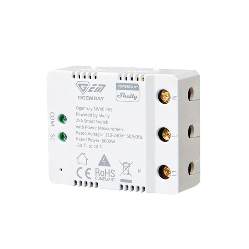 Ogemray Shelly 25A Wi-Fi Relay