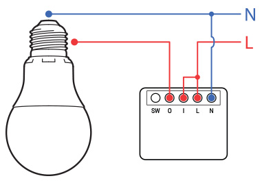 shelly-1-mini-gen3-wiring-230v-without-switch